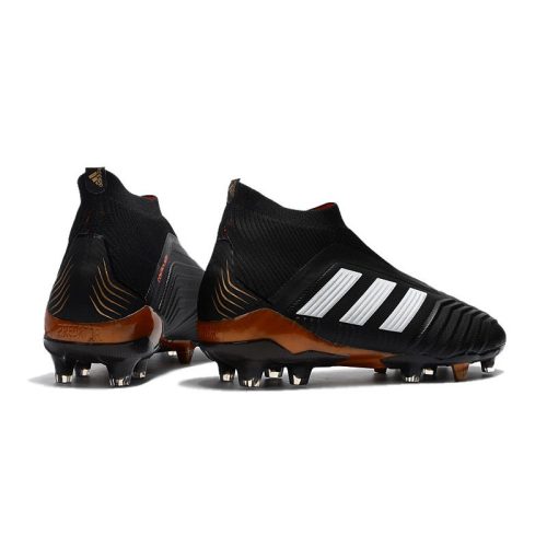 fodboldstøvler Adidas Predator 18+ FG Damer - Sort Hvid_3.jpg